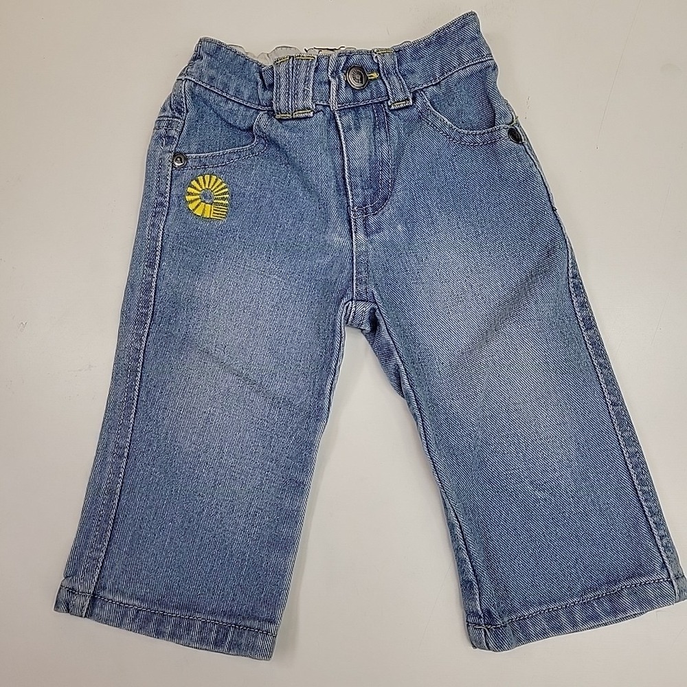 Akademiks Toddler 3-6 M Jeans Embroidered Super Cute Medium Wash Everyday Casual